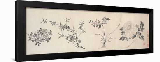 Flowers of the Four Seasons, Ming Dynasty (1368-1644), 1625-Jiayan Chen-Framed Giclee Print