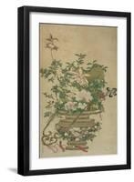 Flowers of the Four Seasons, Qing dynasty, 18th-19th century-Chinese School-Framed Giclee Print