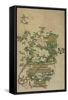 Flowers of the Four Seasons, Qing dynasty, 18th-19th century-Chinese School-Framed Stretched Canvas