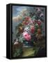 Flowers (Oil on Canvas)-Le Riche-Framed Stretched Canvas