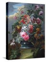 Flowers (Oil on Canvas)-Le Riche-Stretched Canvas