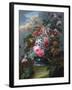 Flowers (Oil on Canvas)-Le Riche-Framed Giclee Print