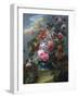 Flowers (Oil on Canvas)-Le Riche-Framed Giclee Print