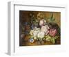 Flowers on a Ledge, 1814-Ernestine Panckoucke-Framed Giclee Print