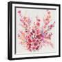 Flowers on a Vine I-Tim OToole-Framed Art Print