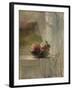 Flowers on a Window Ledge, c.1861-John La Farge or Lafarge-Framed Giclee Print