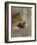 Flowers on a Window Ledge, c.1861-John La Farge or Lafarge-Framed Premium Giclee Print