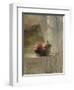 Flowers on a Window Ledge, c.1861-John La Farge or Lafarge-Framed Premium Giclee Print