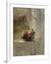 Flowers on a Window Ledge, c.1861-John La Farge or Lafarge-Framed Giclee Print