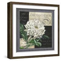 Flowers on B&W II-Abby White-Framed Art Print