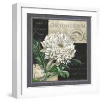 Flowers on B&W II-Abby White-Framed Art Print