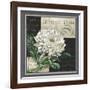 Flowers on B&W II-Abby White-Framed Art Print