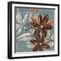 Flowers on Denim II-Maria Donovan-Framed Art Print