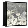 Flowers on Grey I-Ingrid Blixt-Framed Stretched Canvas