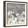 Flowers on Grey I-Ingrid Blixt-Framed Art Print