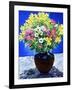 Flowers on Marble-Christopher Ryland-Framed Giclee Print