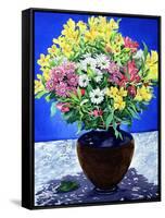 Flowers on Marble-Christopher Ryland-Framed Stretched Canvas