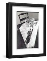 Flowers on Table-Lilo Raymond-Framed Art Print