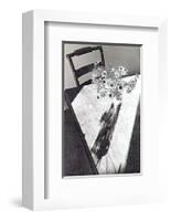 Flowers on Table-Lilo Raymond-Framed Art Print