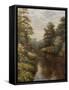 Flowers on the Bank-null-Framed Stretched Canvas