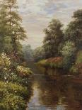 Flowers on the Bank-Willard-Mounted Art Print