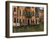 Flowers on the Canal-Betty Lou-Framed Giclee Print