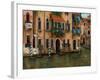 Flowers on the Canal-Betty Lou-Framed Giclee Print