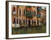 Flowers on the Canal-Betty Lou-Framed Giclee Print