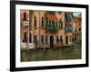 Flowers on the Canal-Betty Lou-Framed Giclee Print
