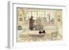 Flowers on the Windowsill, from 'A Home' Series, C.1895-Carl Larsson-Framed Premium Giclee Print