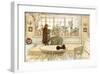 Flowers on the Windowsill-Carl Larsson-Framed Art Print