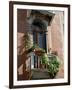 Flowers on Villa Balcony, Venice, Italy-Lisa S^ Engelbrecht-Framed Photographic Print