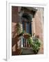 Flowers on Villa Balcony, Venice, Italy-Lisa S^ Engelbrecht-Framed Photographic Print