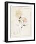 Flowers on White IV with Words-Wild Apple Portfolio-Framed Art Print