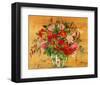 Flowers on Wood II-Margaret Murton-Framed Art Print