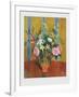 Flowers on Yellow Ground-Hans Purrmann-Framed Collectable Print