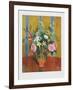 Flowers on Yellow Ground-Hans Purrmann-Framed Collectable Print