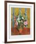 Flowers on Yellow Ground-Hans Purrmann-Framed Collectable Print