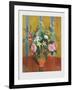 Flowers on Yellow Ground-Hans Purrmann-Framed Collectable Print