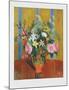 Flowers on Yellow Ground-Hans Purrmann-Mounted Collectable Print