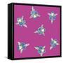 Flowers Pattern-Miguel Balbás-Framed Stretched Canvas