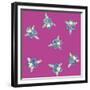 Flowers Pattern-Miguel Balbás-Framed Giclee Print