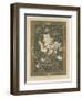 Flowers, Plate 31, Fantaisies Decoratives, Librairie de l'Art, Paris, 1887-Jules Auguste Habert-dys-Framed Giclee Print