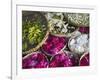 Flowers Prepared for Offerings, Yogyakarta, Java, Indonesia-Ian Trower-Framed Premium Photographic Print