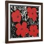 Flowers (Red), 1964-Andy Warhol-Framed Art Print