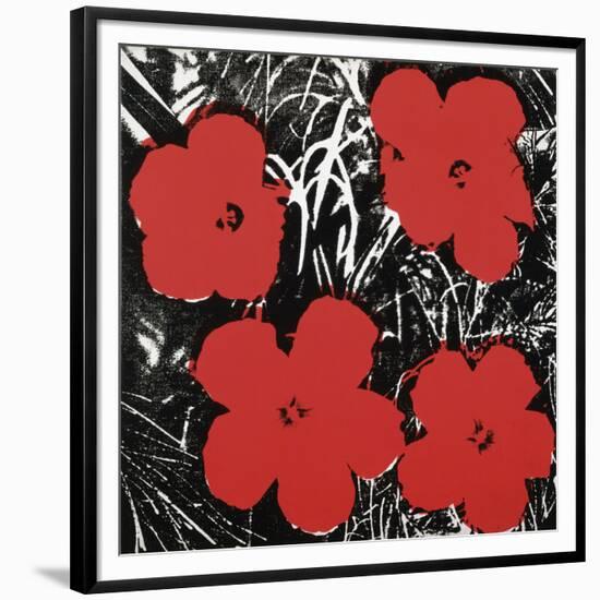 Flowers (Red), 1964-Andy Warhol-Framed Art Print