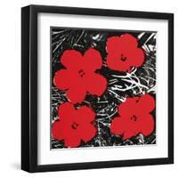 Flowers (Red), c.1964-Andy Warhol-Framed Art Print