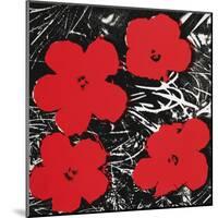 Flowers (Red), c.1964-Andy Warhol-Mounted Art Print