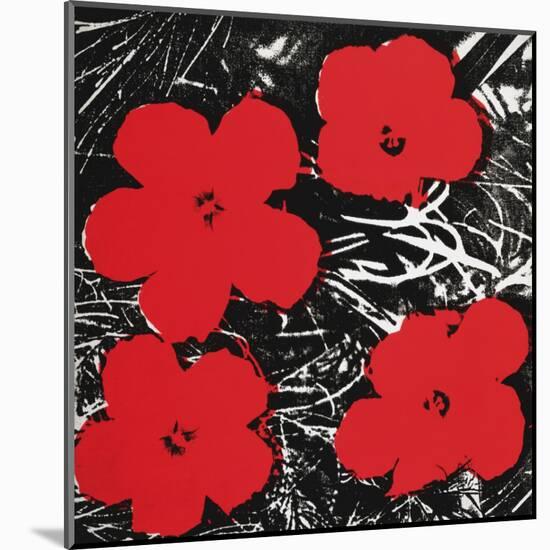 Flowers (Red), c.1964-Andy Warhol-Mounted Art Print