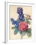 Flowers, Roses and Larkspur-Camile de Chanteraine-Framed Giclee Print